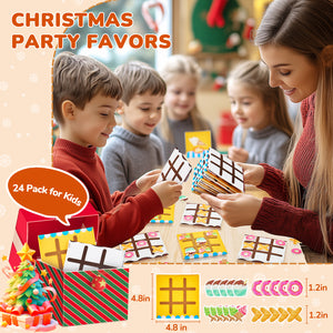 Christmas Party Favors, Tic Tac Toe Strategic Board Game
