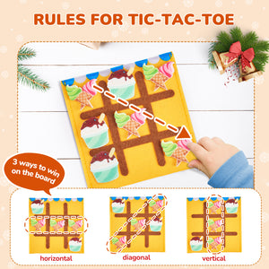 Christmas Party Favors, Tic Tac Toe Strategic Board Game