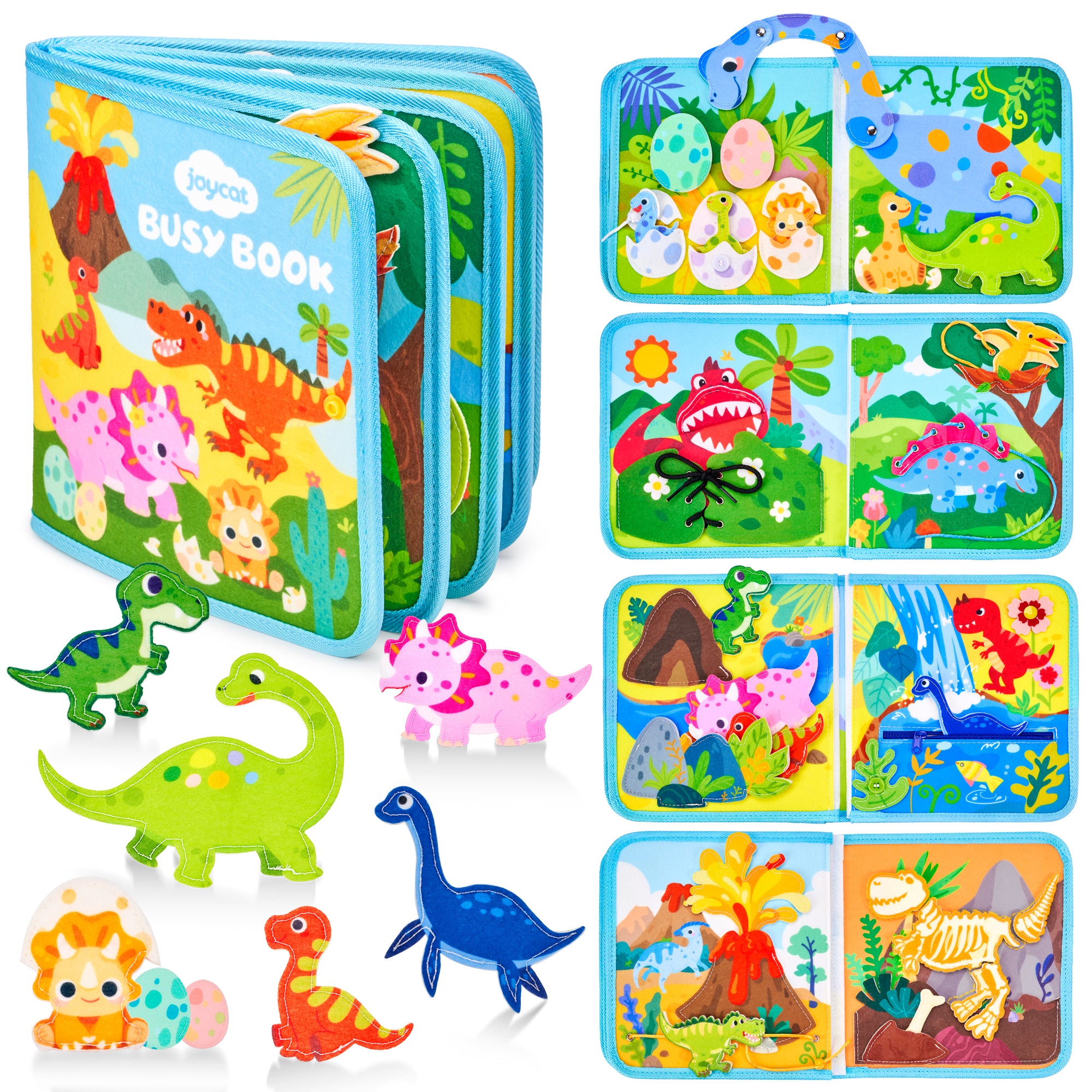 Farm Dinosaur Busy Book - JoyCat