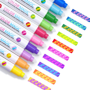 10 Color Changing Highlighter Pens
