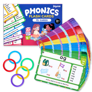 JoyCat 75 Pack Phonics Flash Cards
