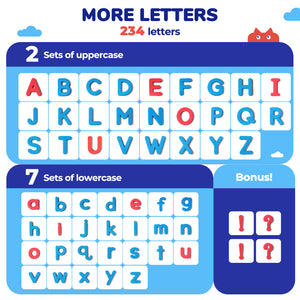 Classroom Magnetic Letters Kit 234 Pcs - JoyCat