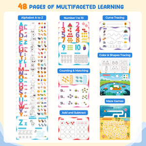 Preschool Learning Activities Handwriting Practice Book - JoyCat