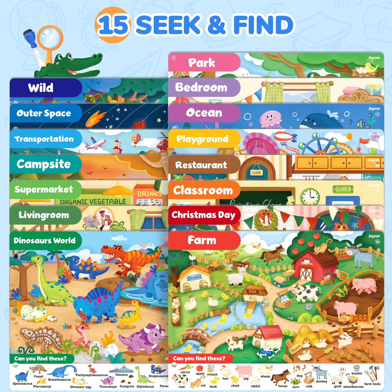 Preschool Learning Activities Handwriting Practice Book - JoyCat