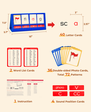 Word Building Desktop Pocket Chart Tent Cards Kit