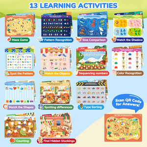 Preschool Learning Activities Handwriting Practice Book - JoyCat