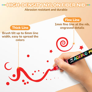 12 Color Acrylic Paint Marker