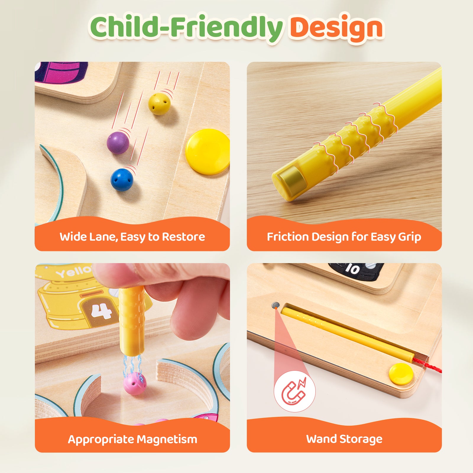 Magnetic Color and Number Maze - JoyCat