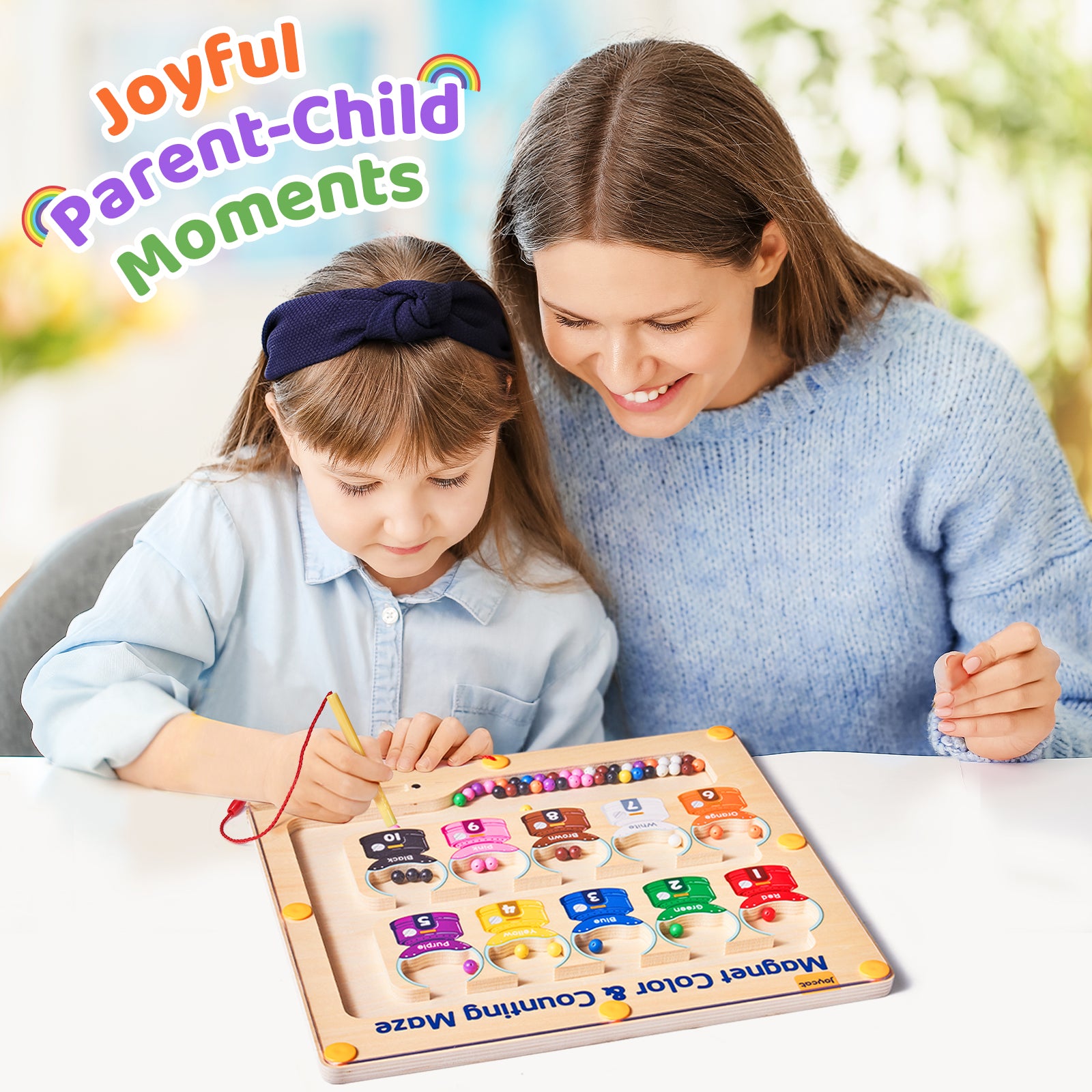 Magnetic Color and Number Maze - JoyCat