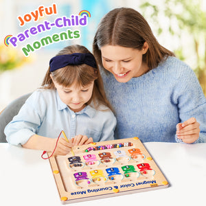 Magnetic Color and Number Maze - JoyCat