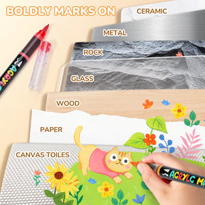 12 Color Acrylic Paint Marker