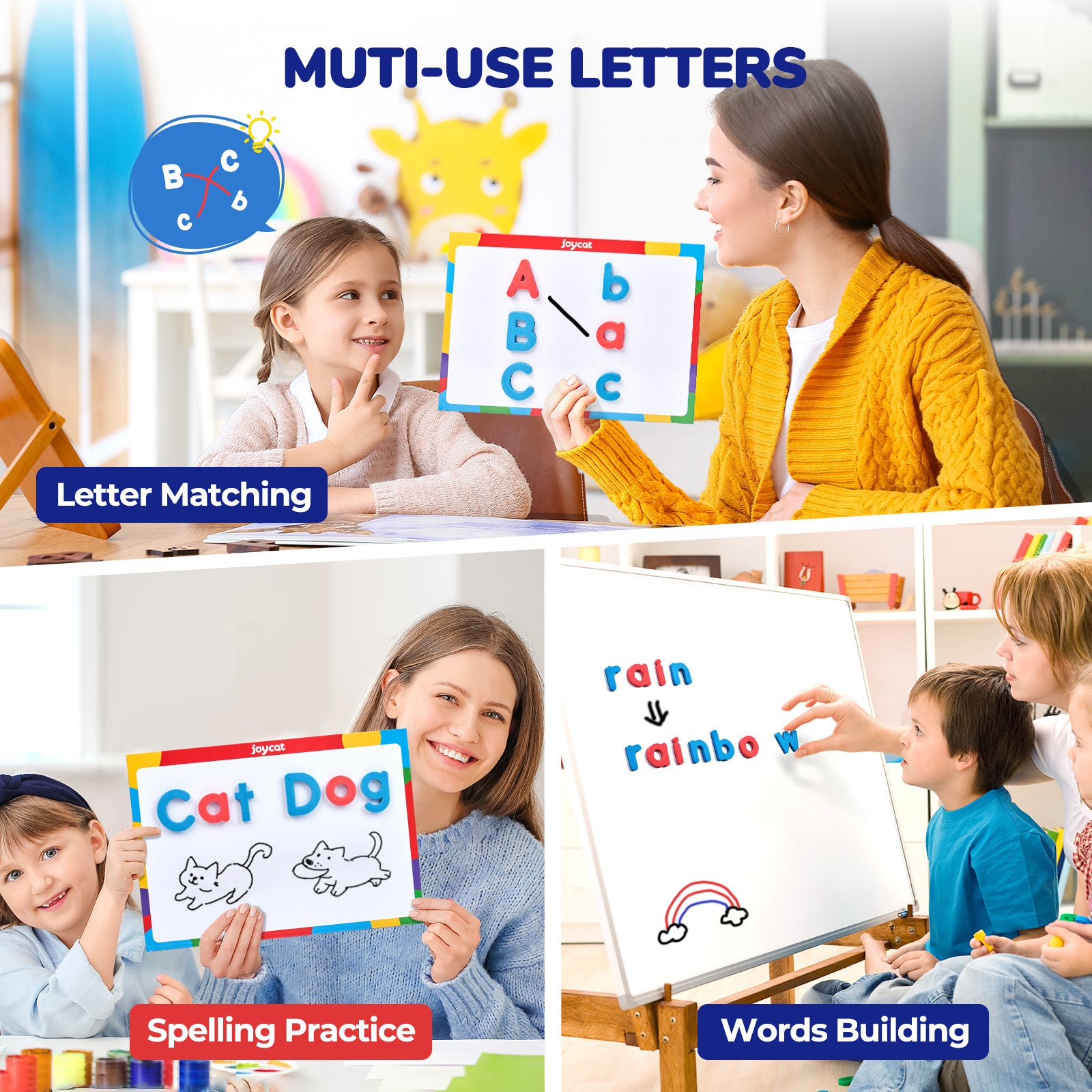 Classroom Magnetic Letters Kit 234 Pcs - JoyCat