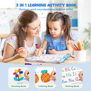 Preschool Learning Activities Handwriting Practice Book - JoyCat