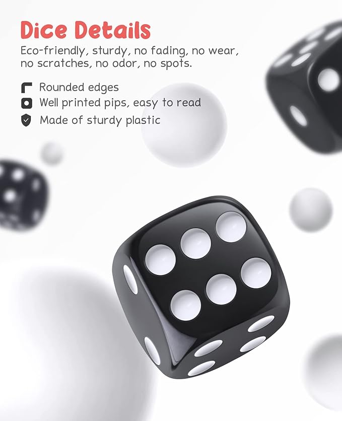 16mm 6 Sided Dice Set - JoyCat