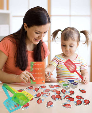 Sight Words Game - 520 Dolch Fry Site Words with 4 Fly Swatters from Pre K to 3rd Grade Swat Educational Learning Games for Kindergarten Classroom