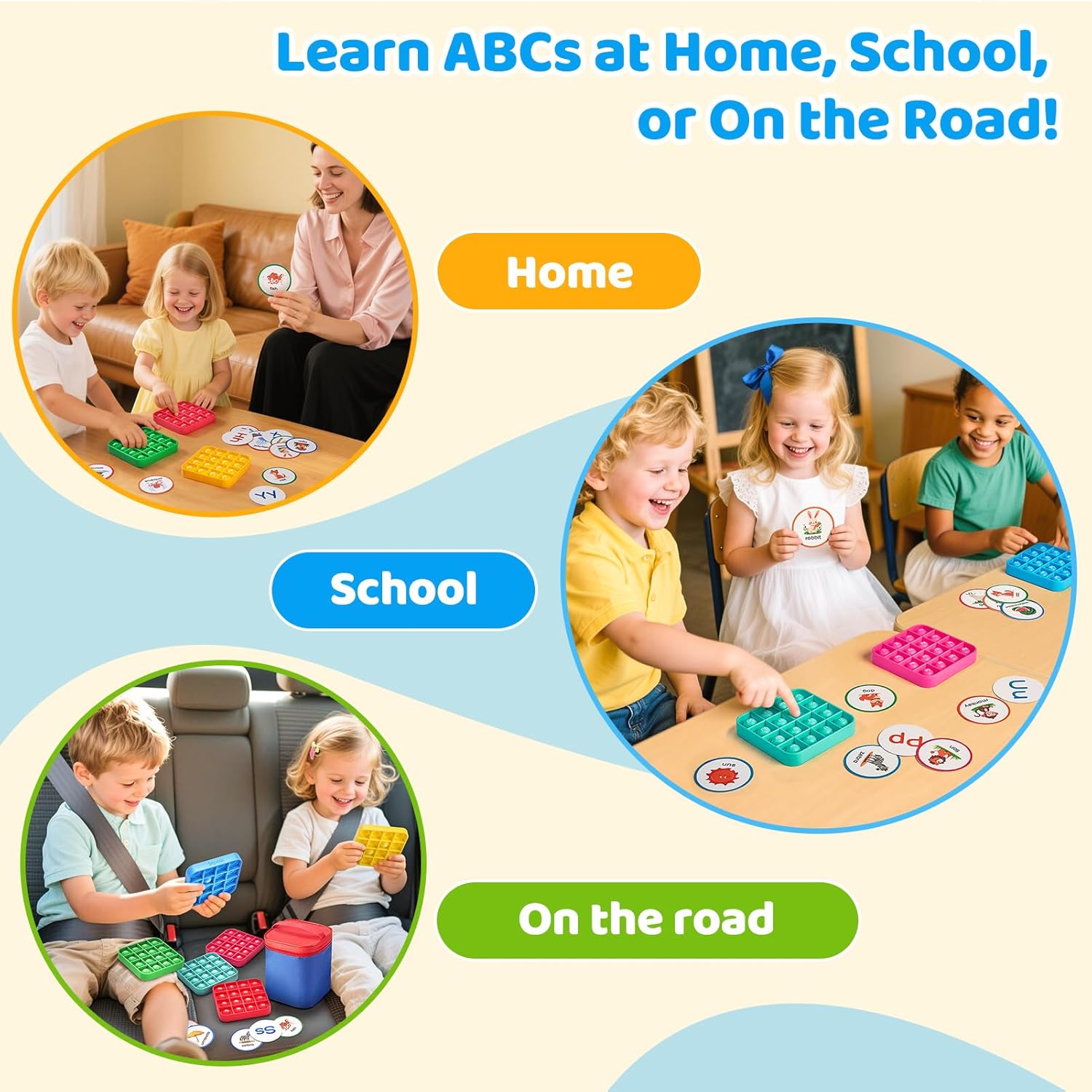 Alphabet Bingo Board Game