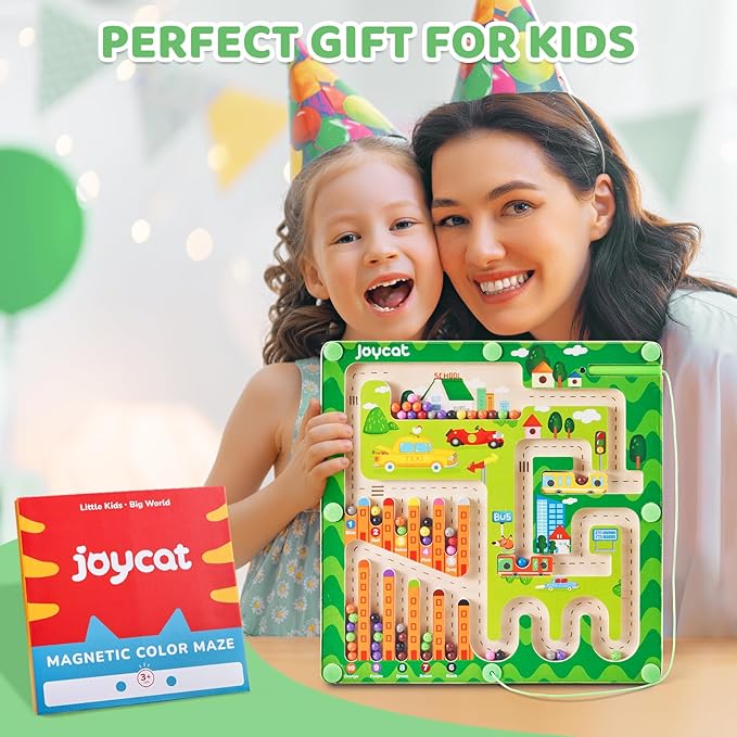 Magnetic Color and Number Maze - JoyCat