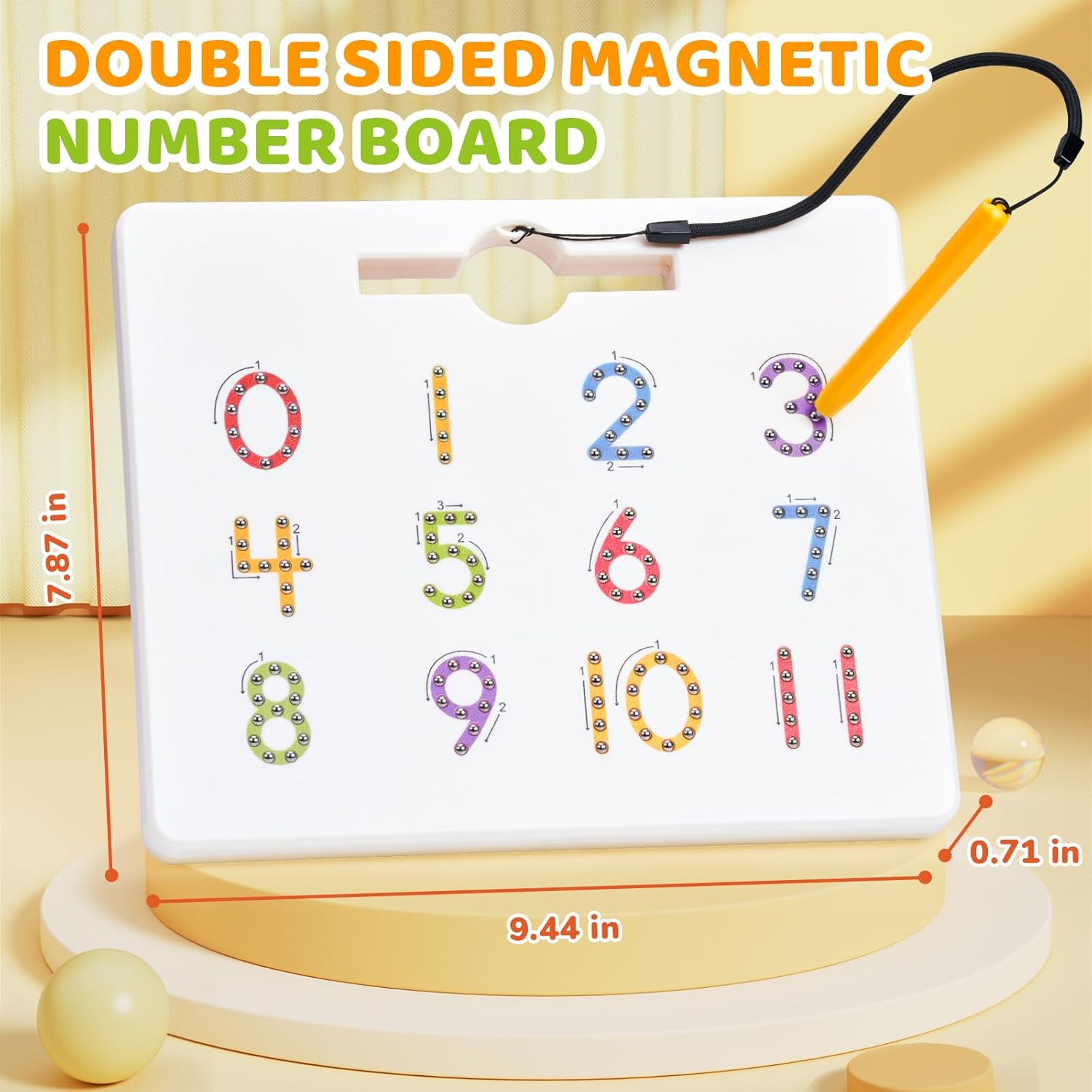 Double-Sided Alphabet Magnetic Letter Board – Early Learning Tool