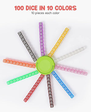 16mm 6 Sided Dice Translucent Set - JoyCat