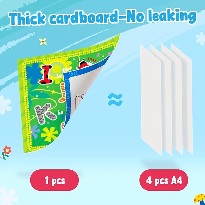 Water Reveal Alphabet Coloring Book