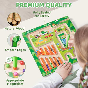 Magnetic Color and Number Maze - JoyCat