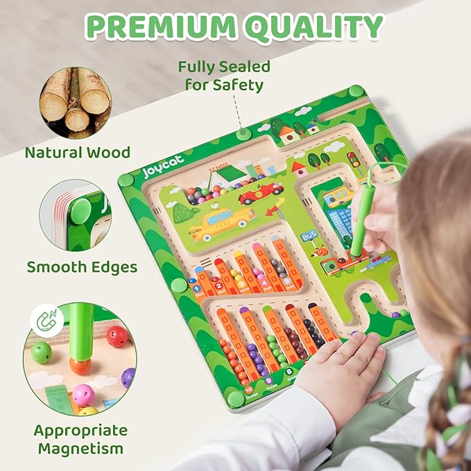 Magnetic Color and Number Maze - JoyCat