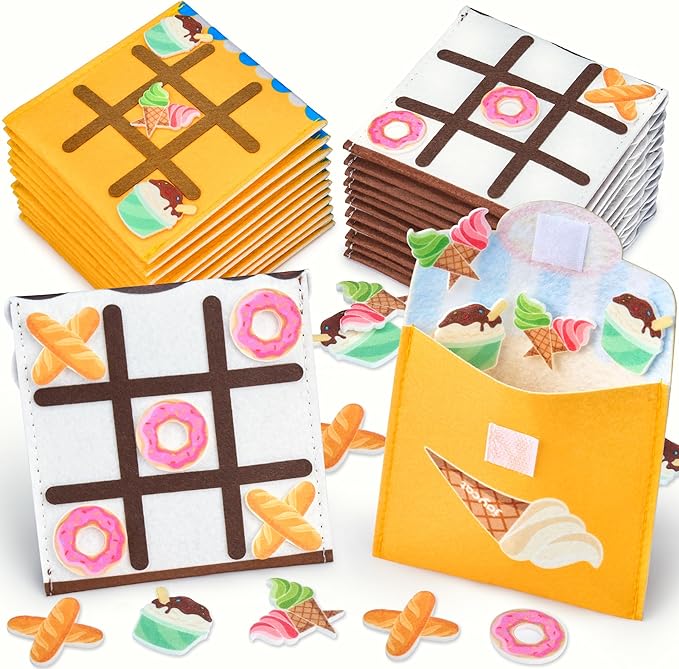 Christmas Party Favors, Tic Tac Toe Strategic Board Game