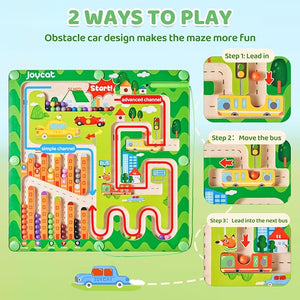 Magnetic Color and Number Maze - JoyCat