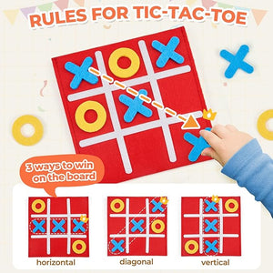 Tic Tac Toe Strategic Board Game