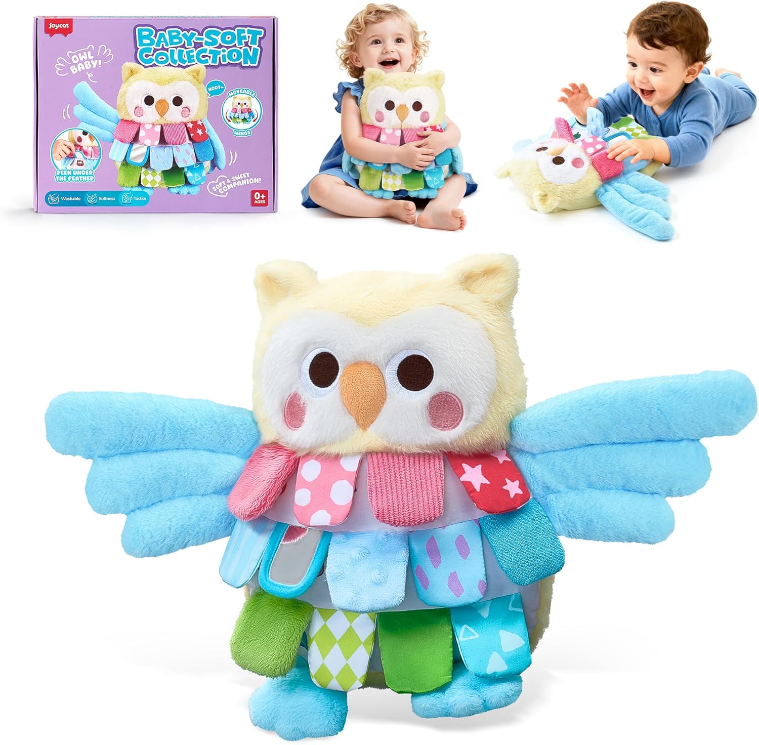 Baby Owl Tummy Time Sensory Toy