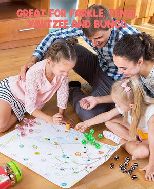 16mm 6 Sided Dice Translucent Set - JoyCat