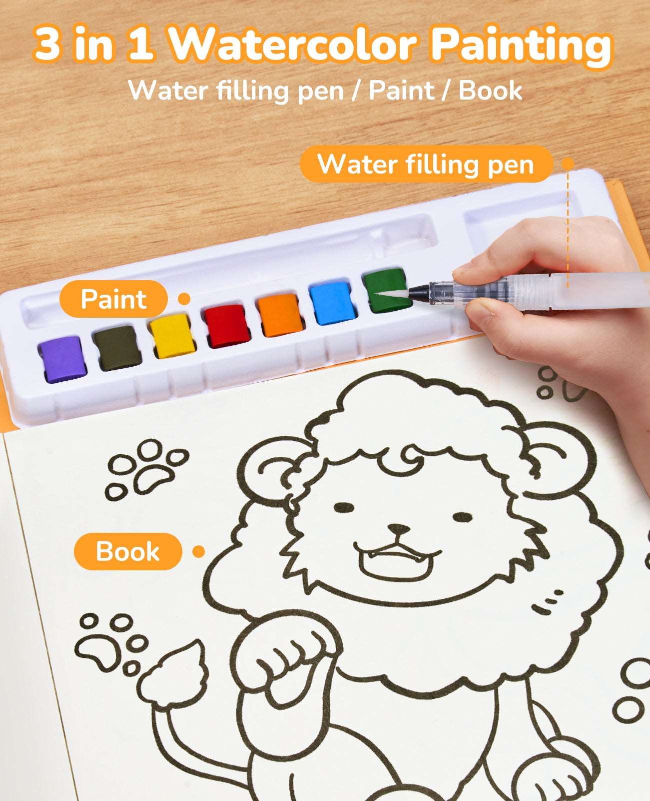 Paint with Water Coloring Books