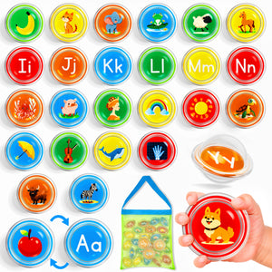 26pcs Letters Alphabet Learning Bath Toys - JoyCat