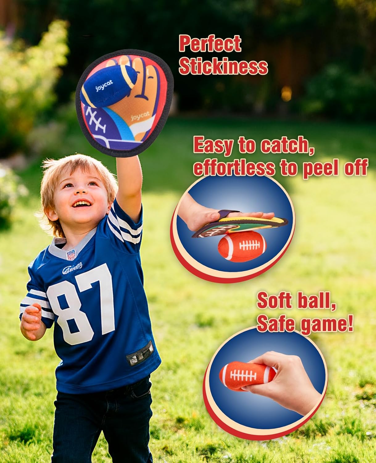 Velcro Ball and Mitt Catch Game Set – Fun Outdoor/Indoor Activity for All Ages