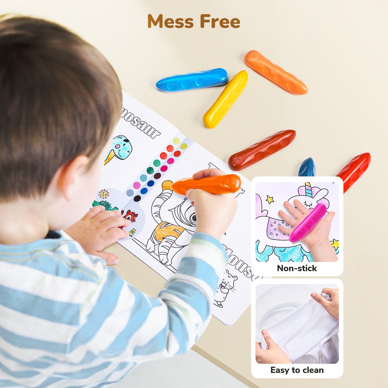 Egg Shaped Crayons: Optimal First Art Tools for Infant Development