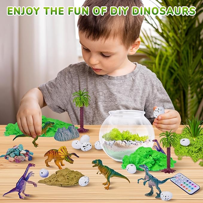 Dinosaur Terrarium Kit Night Light: The Perfect Bedtime Companion