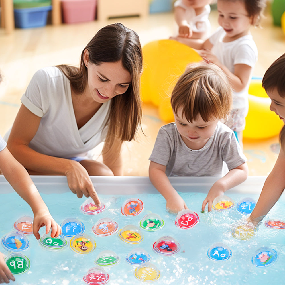 Make Bath Time Fun and Educational with JoyCat's 26pcs Letters Alphabet Learning Bath Toys