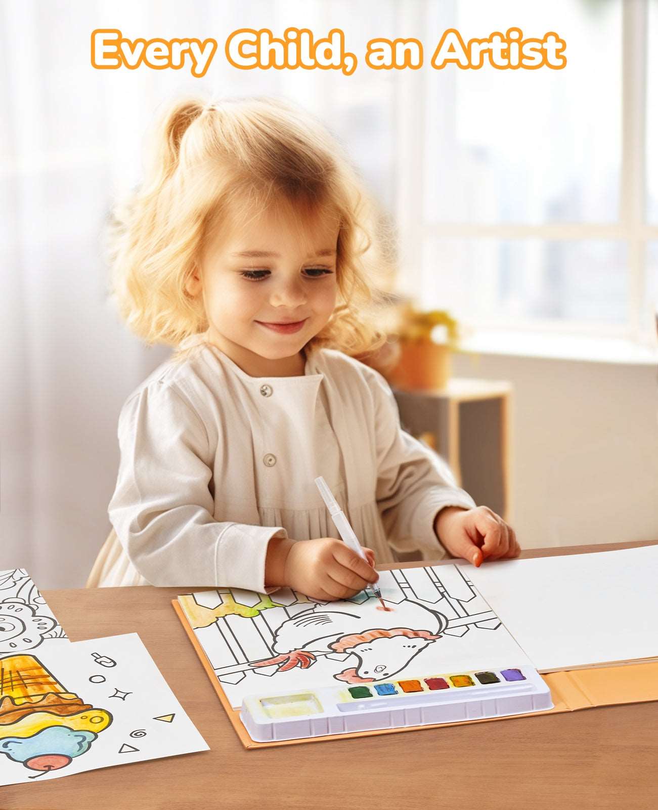 Paint with Water Coloring Books