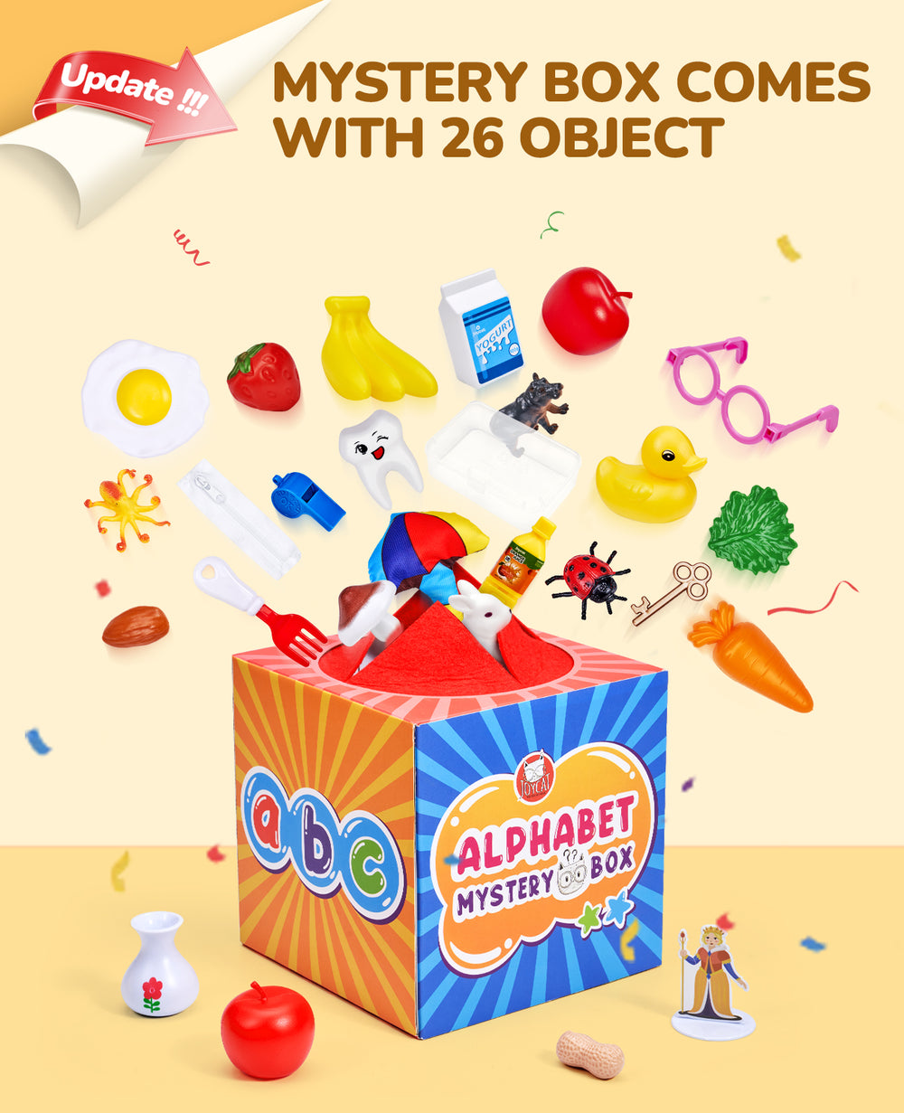 Alphabet Mystery Box for Kids – Surprise ABC Learning Set | JoyCat – Joycat