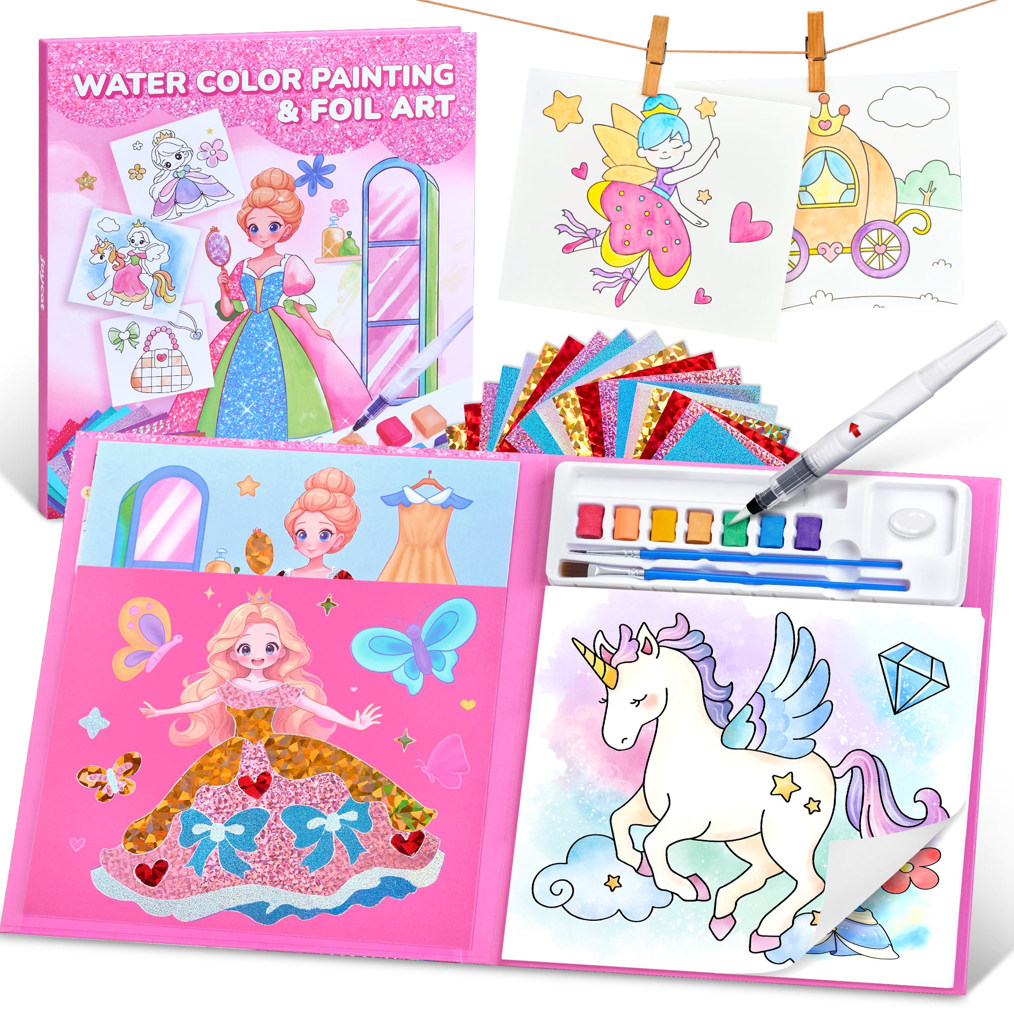 Paint with Water Coloring Books