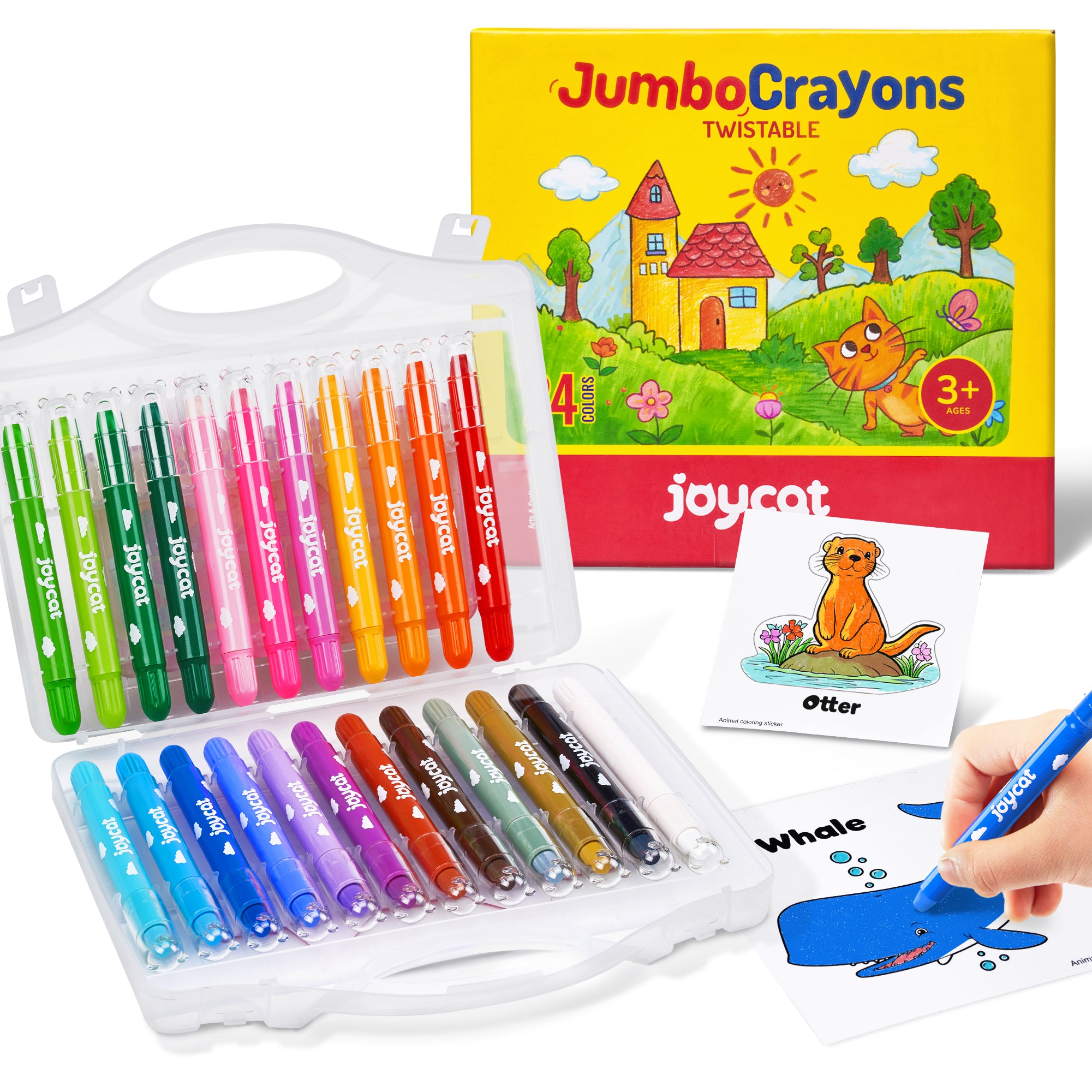 Jumbo Twistable Toddler Gel Crayons