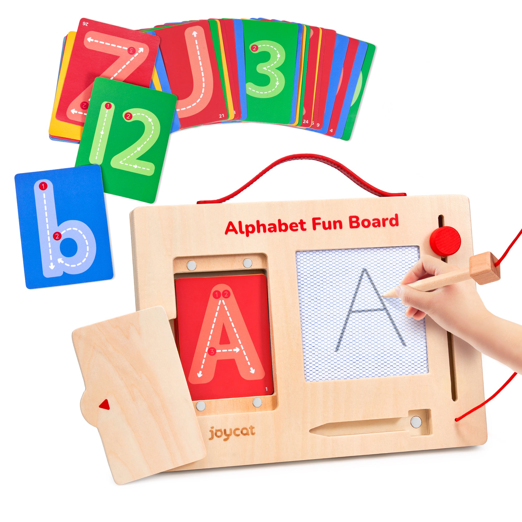 Wooden Letter and Number Tracing Board