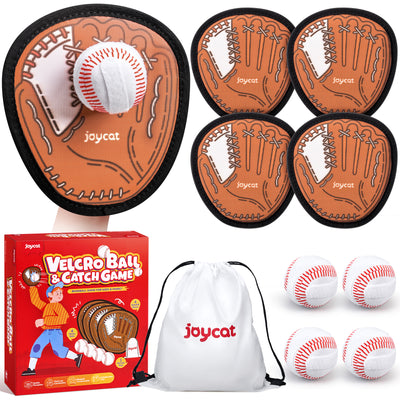 Velcro Ball and Mitt Catch Game Set – Fun Outdoor/Indoor Activity for All Ages