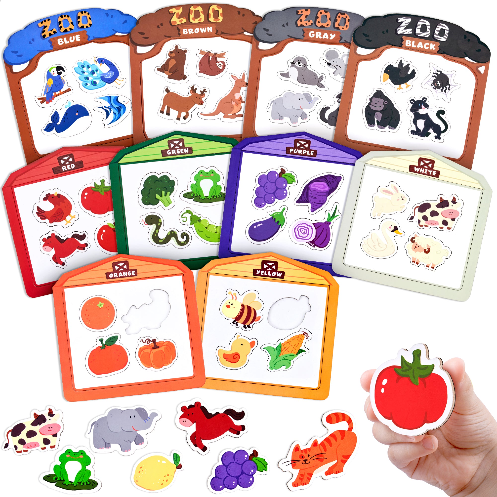 Wooden Fridge Magnets