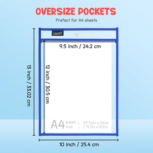 Dry Erase Pockets 30 Pack with Rings