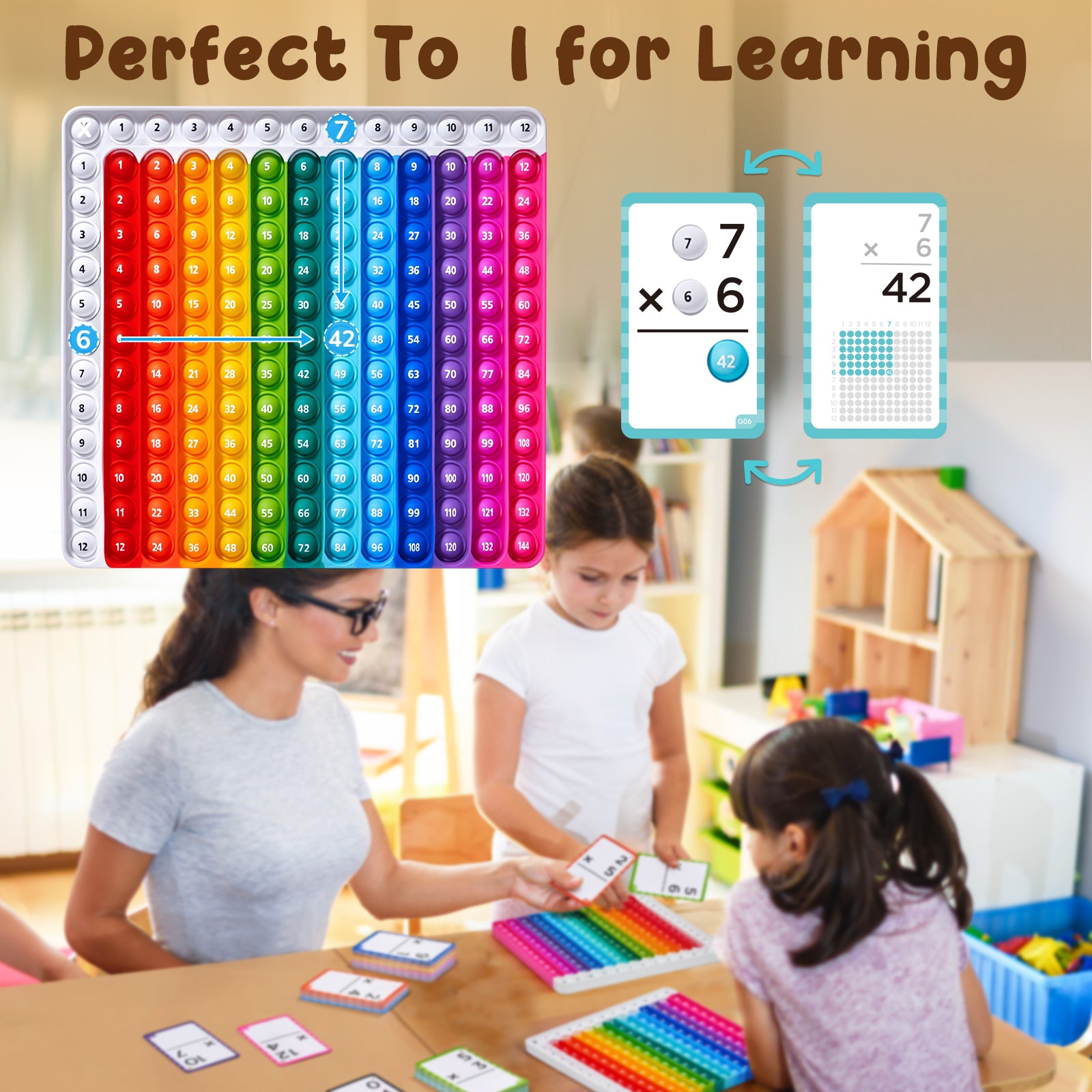 color-multiplication flash cards and poplt