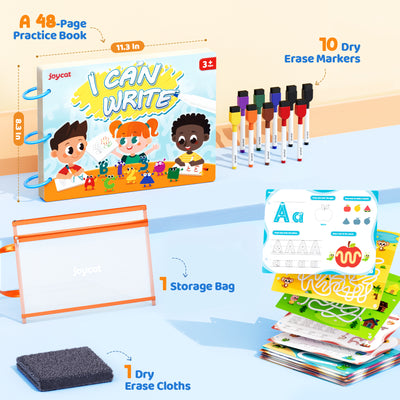 Preschool Learning Activities Handwriting Practice Book - JoyCat