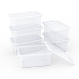 Clear Stackable Plastic Storage Bins with Lids - JoyCat