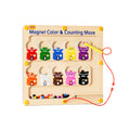 Magnetic Color and Number Maze - JoyCat