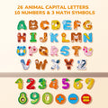Wooden Thick Alphabet Magnets